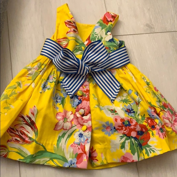 RALPH LAUREN FLORAL DRESS 3Mos - Picture 3 of 8